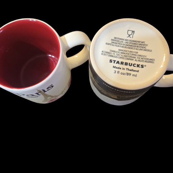 Starbucks 2017 Paris and France mini mugs - Picture 2 of 2